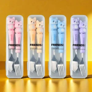 ست قاشق و چنگال کودک Friends کد 05