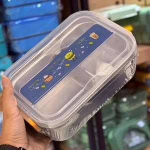 ظرف غذا داخل استیل ۲ خانه وارداتی
