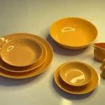 سرویس غذاخوری ۳۰ پارچه چینی براق رومز