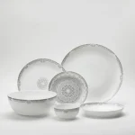 سرویس آرکوپال 6نفره 26 پارچه دیوالی طرح دراگون طوسی